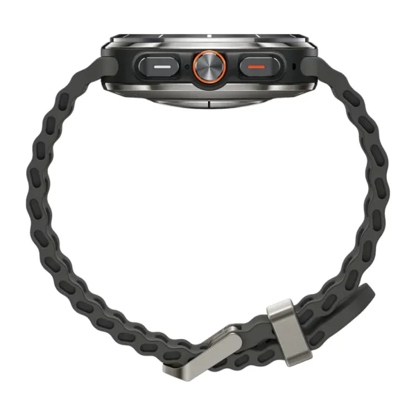 Умные часы Samsung Galaxy Watch Ultra 47мм, ремешок Marine (Titanium Silver, 2024)