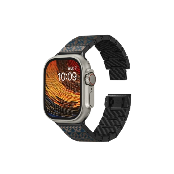 Браслет PITAKA Dreamland ChromaCarbon для Apple Watch 38/40/41/42/44/45/49mm (Stairs)